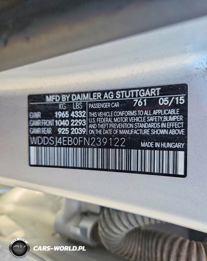 2015 Mercedes-Benz Cla 250 VIN:WDDSJ4EB0FN239122 - 12