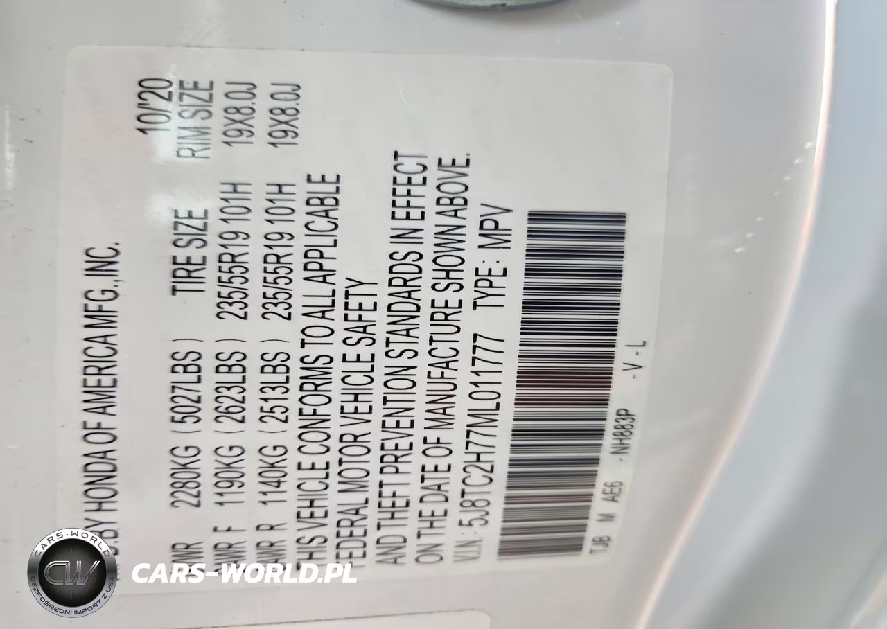 2021 Acura Rdx Advance VIN:5J8TC2H77ML011777 - 13