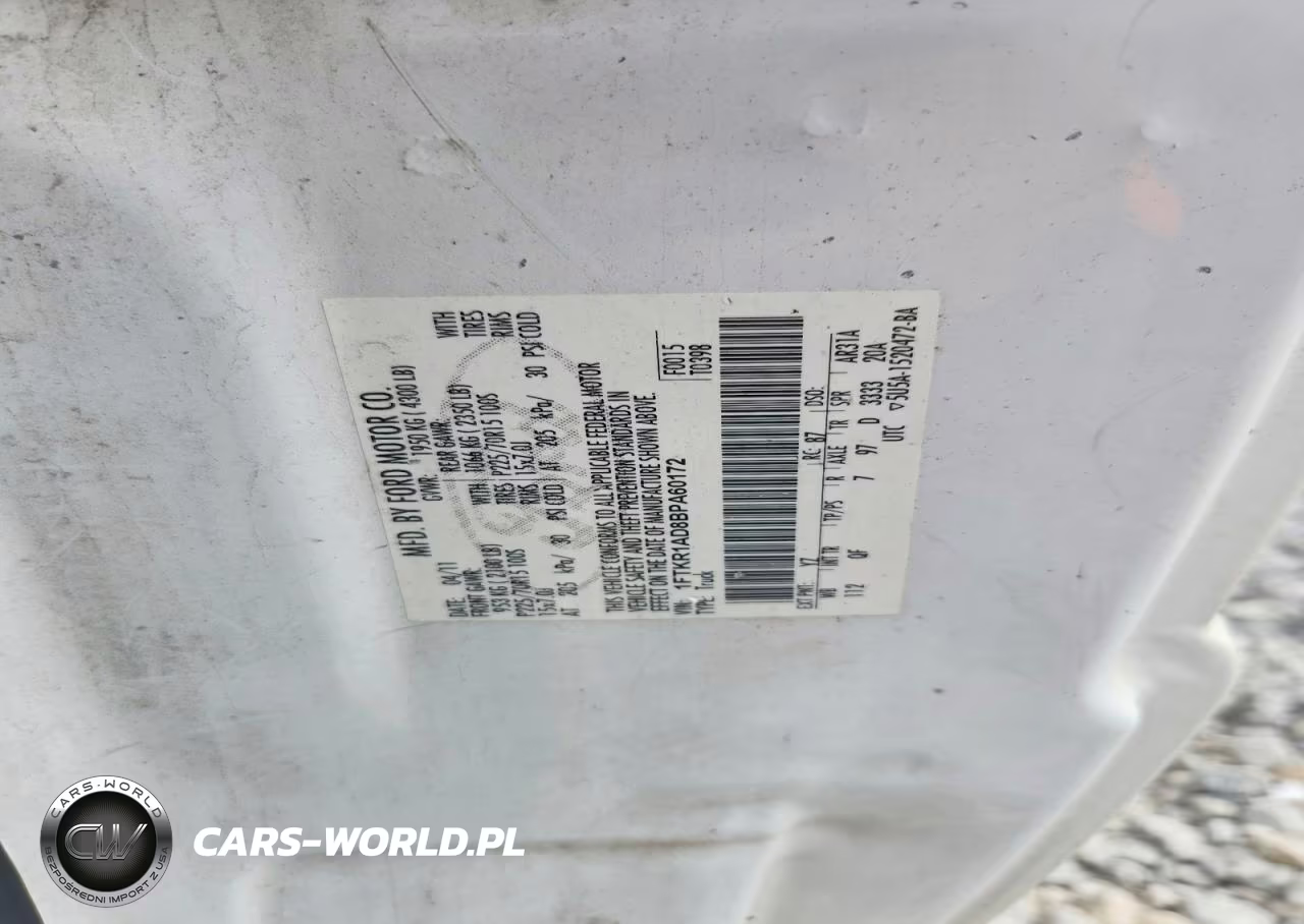 2011 Ford Ranger VIN:1FTKR1AD8BPA60172 - 12