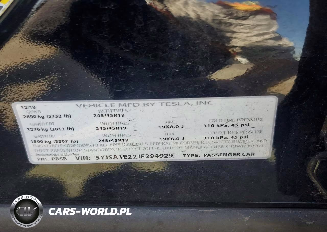 2018 Tesla Model S VIN:5YJSA1E22JF294929 - 12
