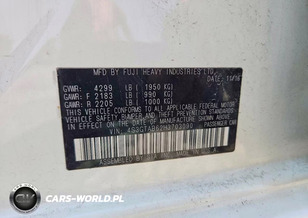 2017 Subaru Impreza Premium VIN:4S3GTAB62H3703090 - 13