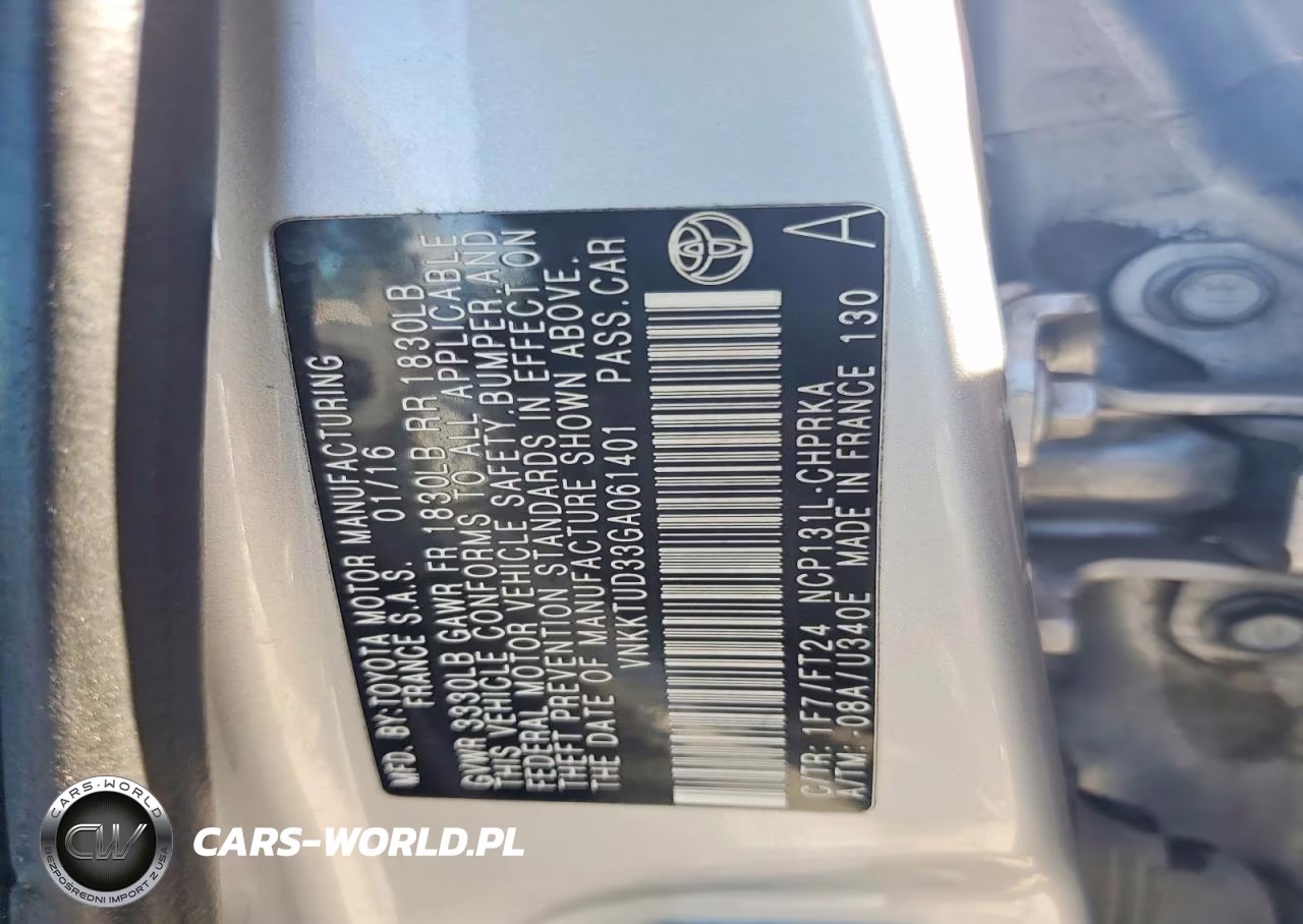 2016 Toyota Yaris 5-Door Se VIN:VNKKTUD33GA061401 - 12