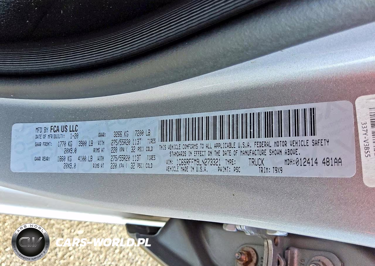 2020 Ram 1500 Big Horn-Lone Star VIN:1C6SRFFM9LN273321 - 12