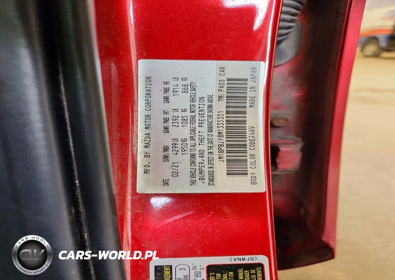 2021 Mazda 3 VIN:JM1BPBJY8M1335351 - 12
