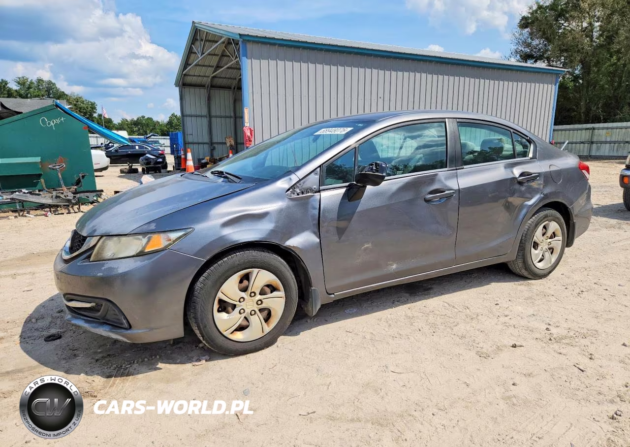 2013 Honda Civic Lx VIN:19XFB2F58DE079353 - 1