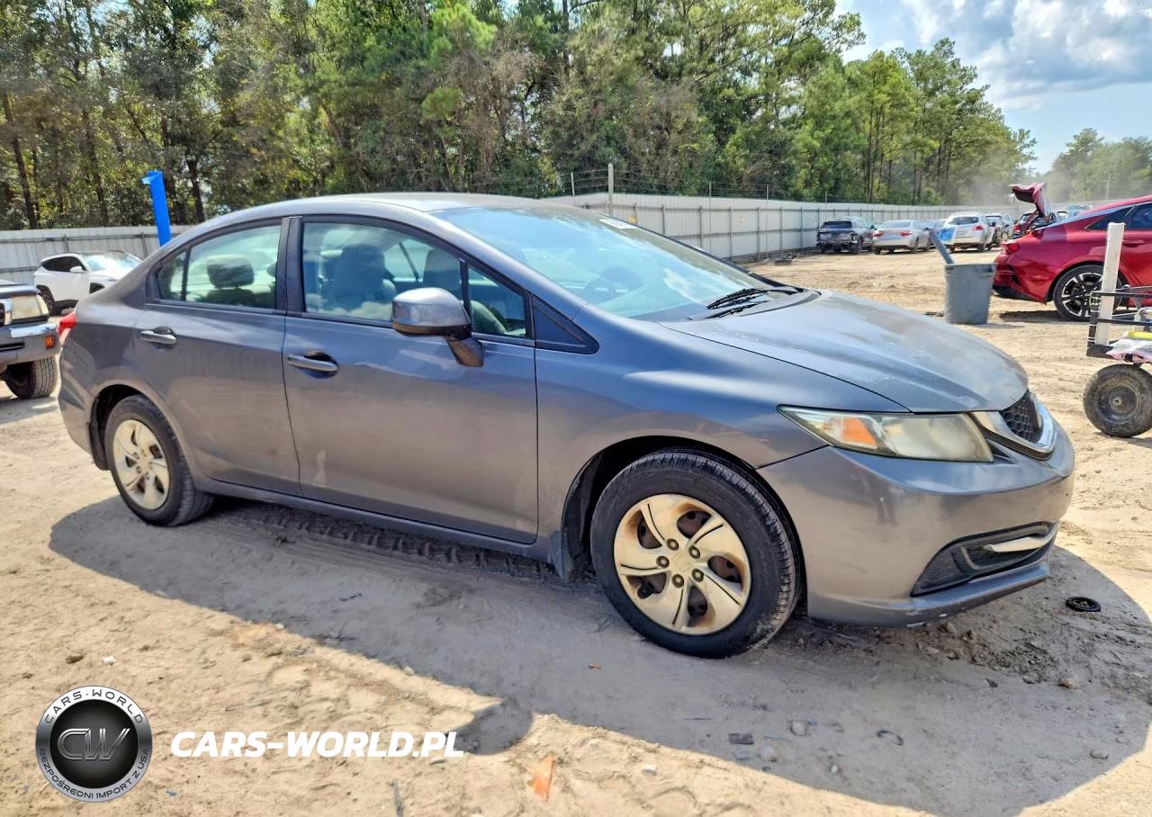 2013 Honda Civic Lx VIN:19XFB2F58DE079353 - 4