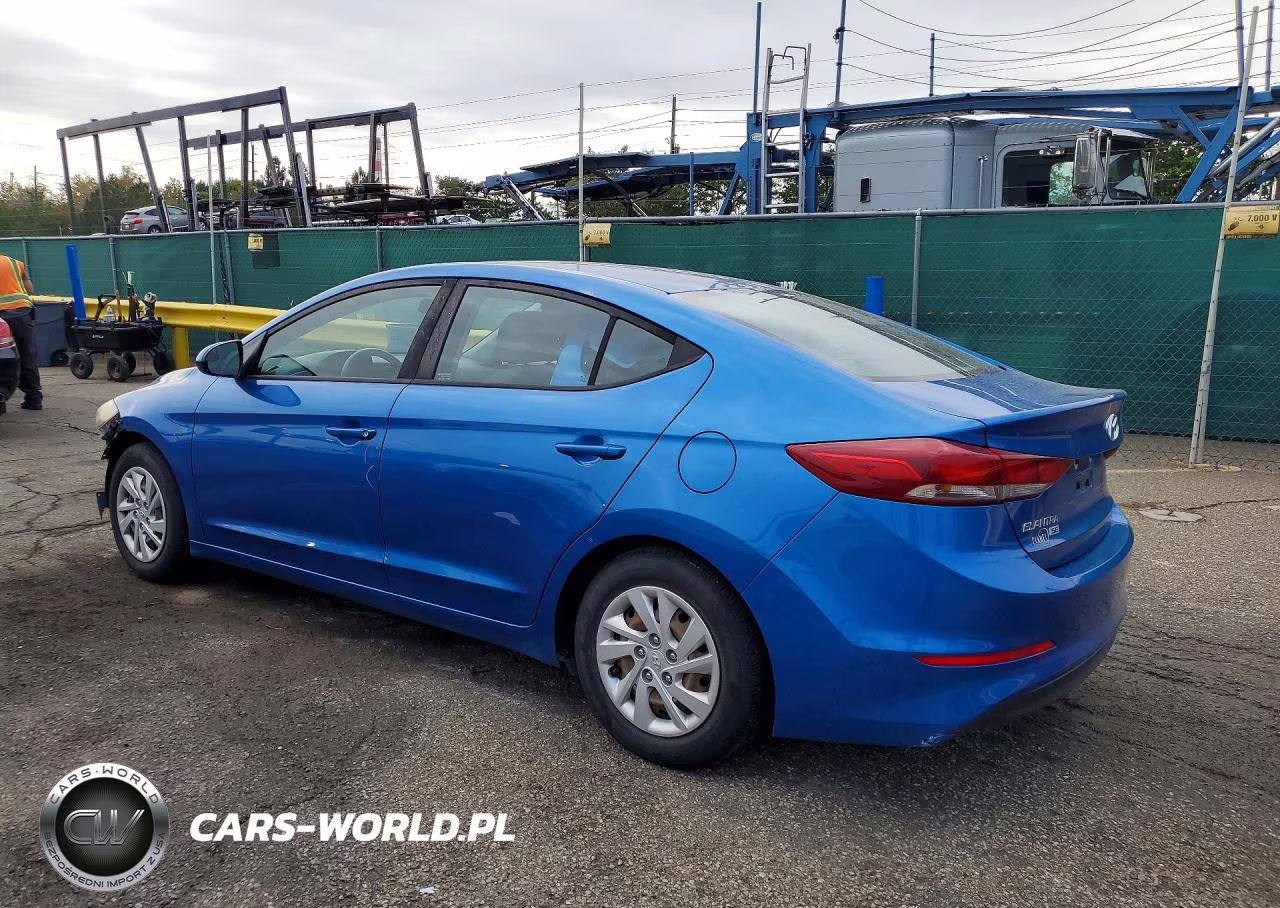 2018 Hyun Elantra Se VIN:5NPD74LF2JH277497 - 2