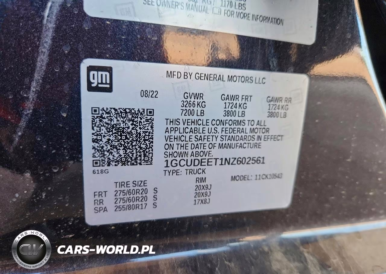 2022 Chev Silverado VIN:1GCUDEET1NZ602561 - 12