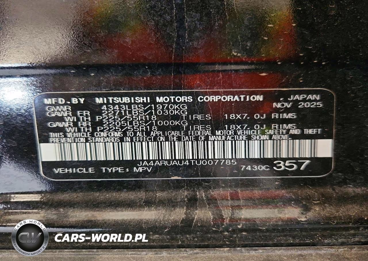 2026 Mits Outlander VIN:JA4ARUAU4TU007785 - 12