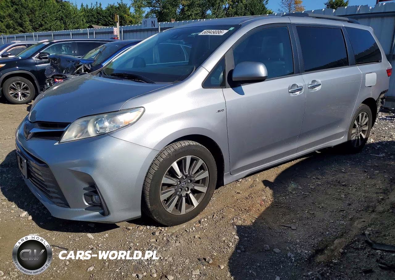 2018 Toyt Sienna Xle VIN:5TDDZ3DC2JS194638 - 1