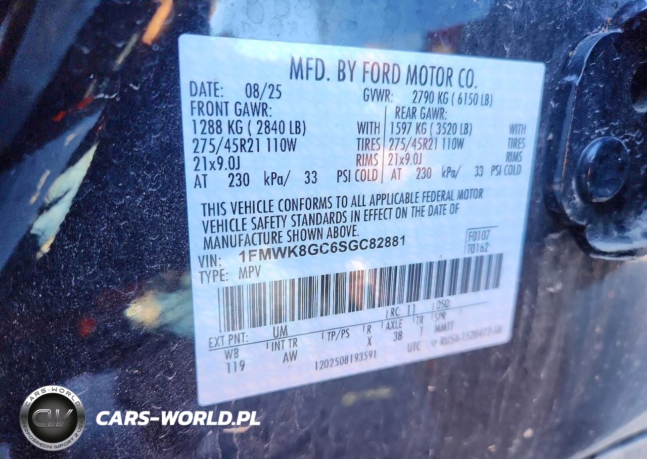 2025 Ford Explorer S VIN:1FMWK8GC6SGC82881 - 14