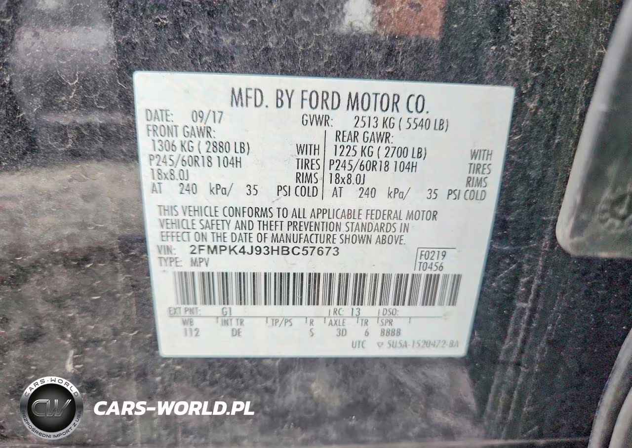 2017 Ford Edge Sel VIN:2FMPK4J93HBC57673 - 13