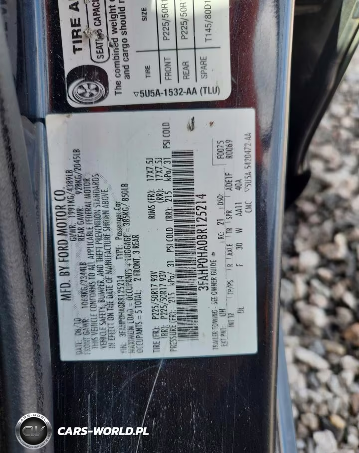 2011 Ford Fusion Se VIN:3FAHP0HA0BR125214 - 12