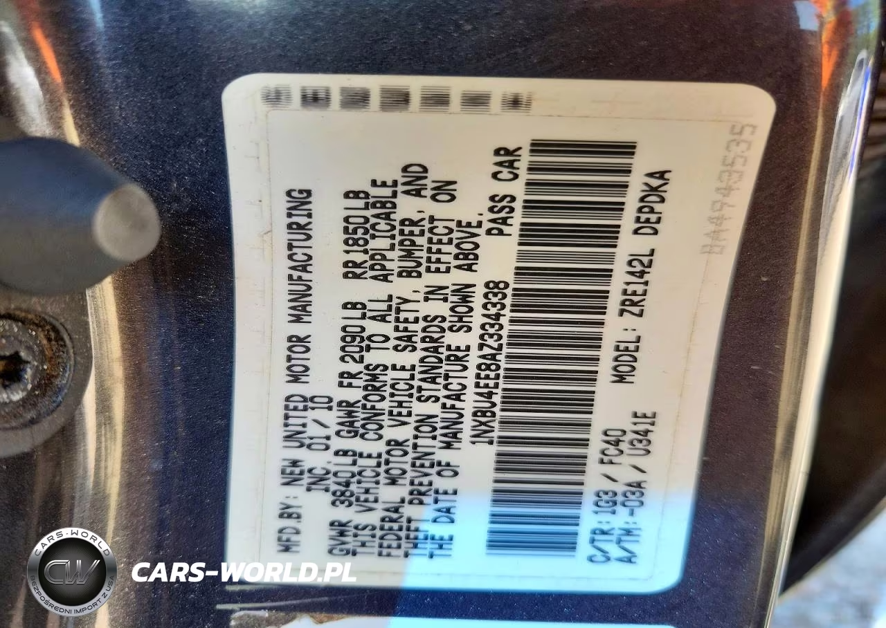 2010 Toyt Corolla Le VIN:1NXBU4EE8AZ334338 - 12