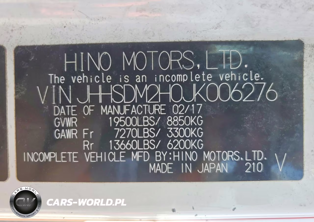 2018 Hino 195 VIN:JHHSDM2H0JK006276 - 13