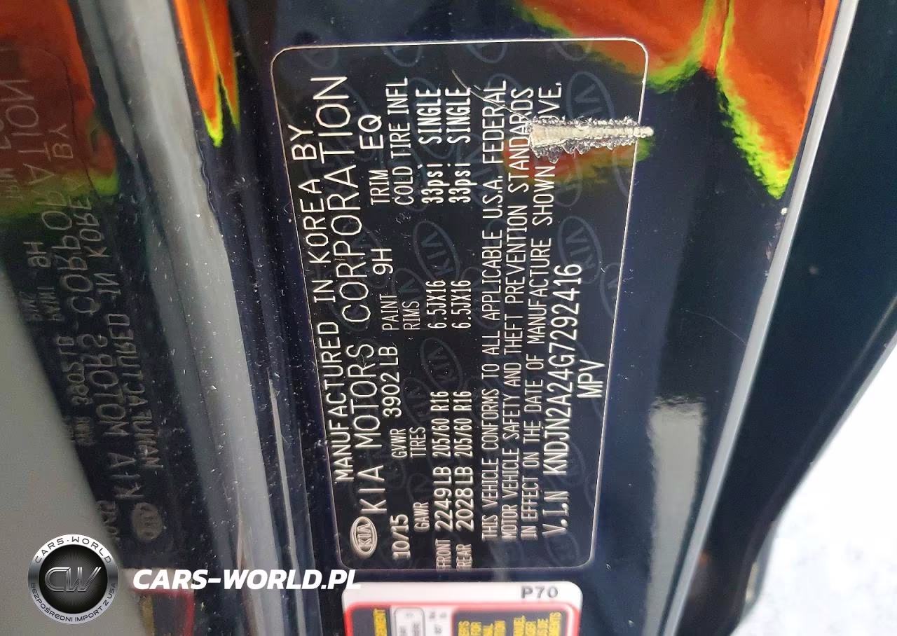 2016 Kia Soul Base VIN:KNDJN2A24G7292416 - 12