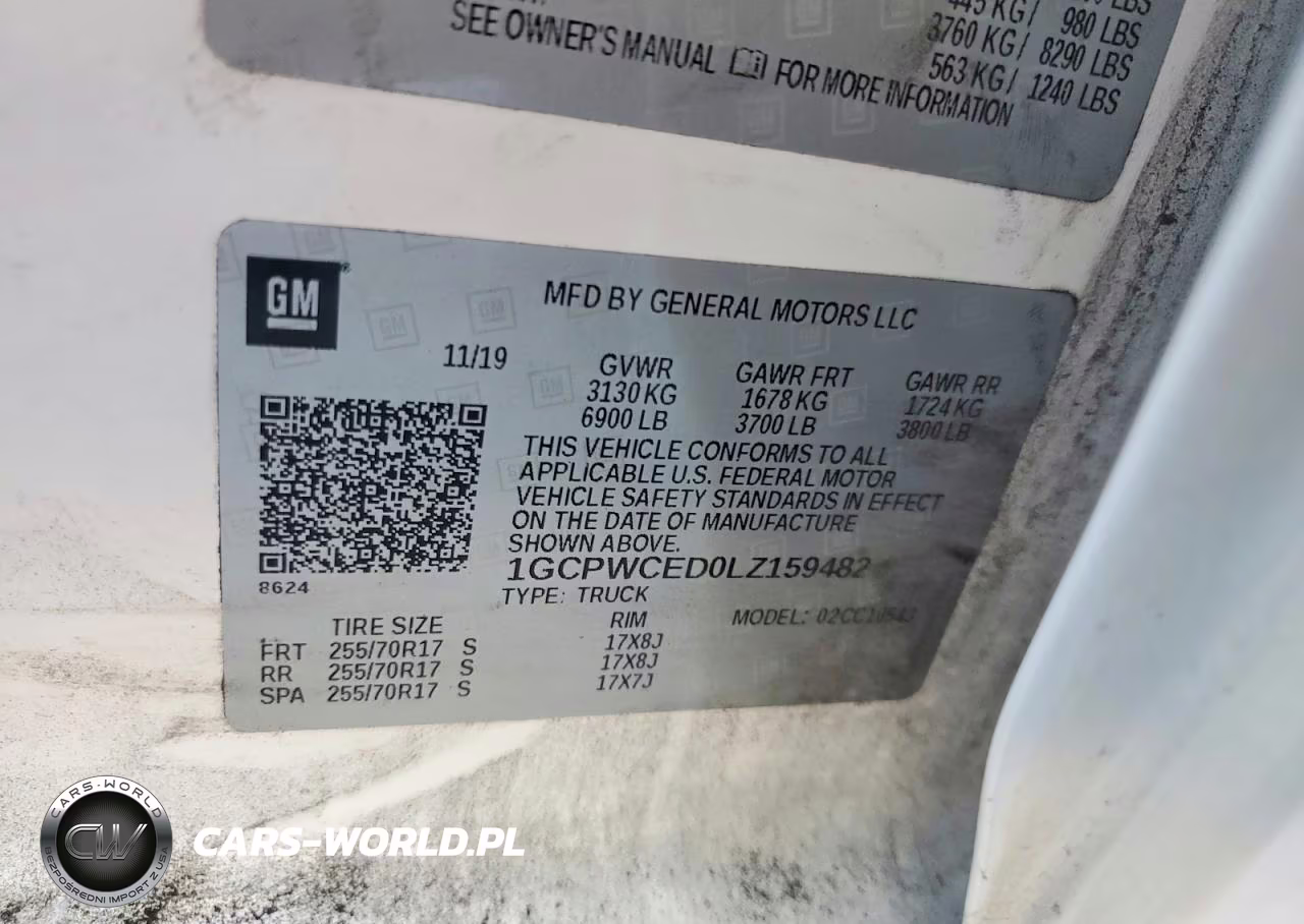 2020 Chevrolet Silverado C1500 Lt VIN:1GCPWCED0LZ159482 - 12