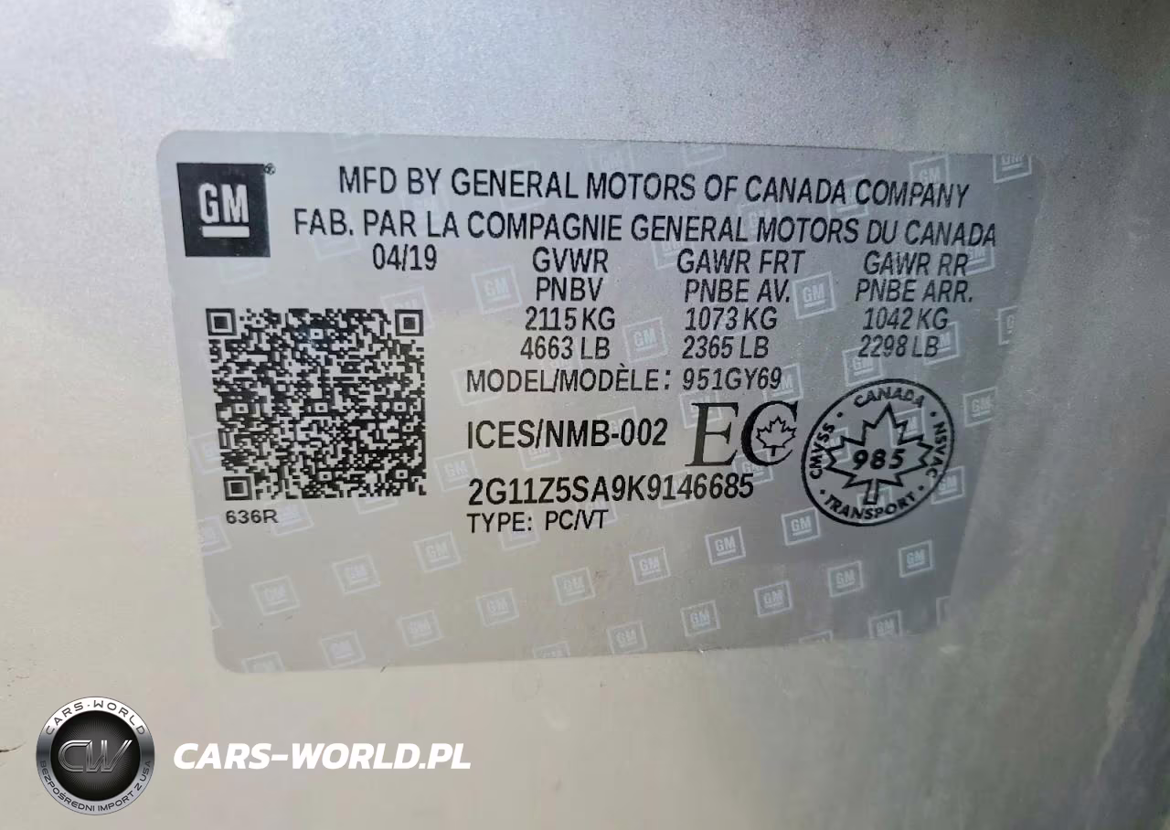 2019 Chevrolet Impala Lt VIN:2G11Z5SA9K9146685 - 12