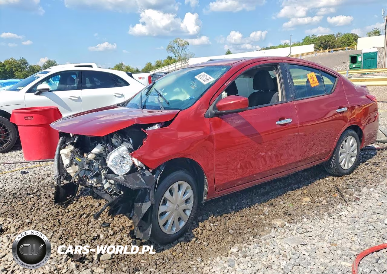 2019 Nissan Versa Sv VIN:3N1CN7AP4KL847132 - 1