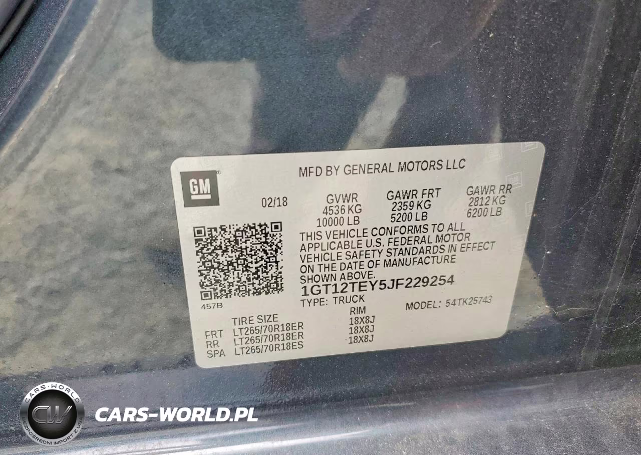 2018 GMC Sierra K2500 Slt VIN:1GT12TEY5JF229254 - 12