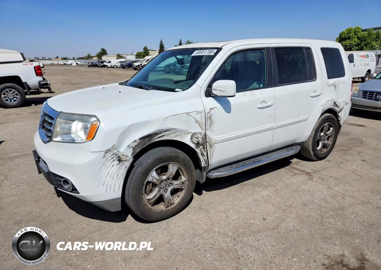 2015 Honda Pilot Exl VIN:5FNYF3H53FB002533 - 1