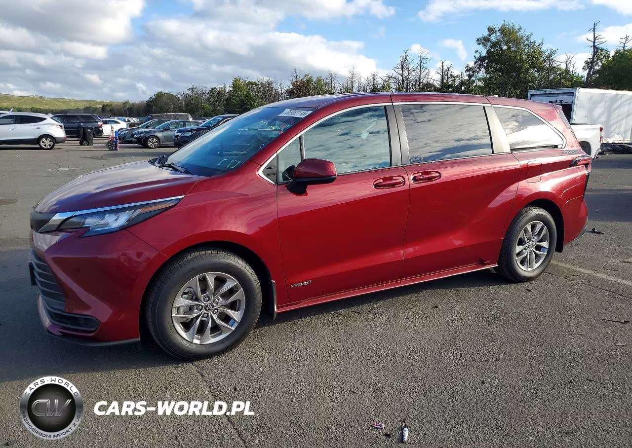 2021 Toyt Sienna Le VIN:5TDKRKEC2MS018693 - 1