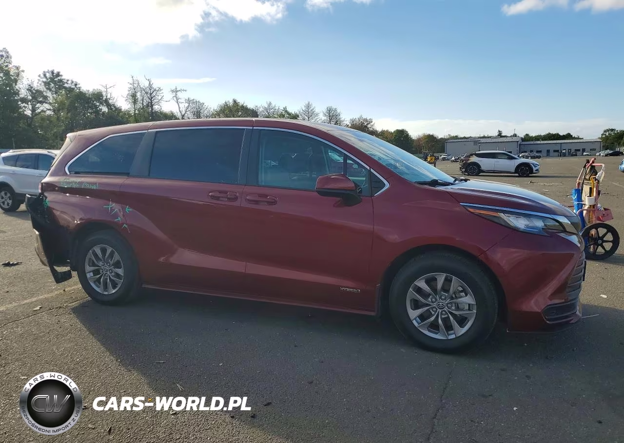2021 Toyt Sienna Le VIN:5TDKRKEC2MS018693 - 4