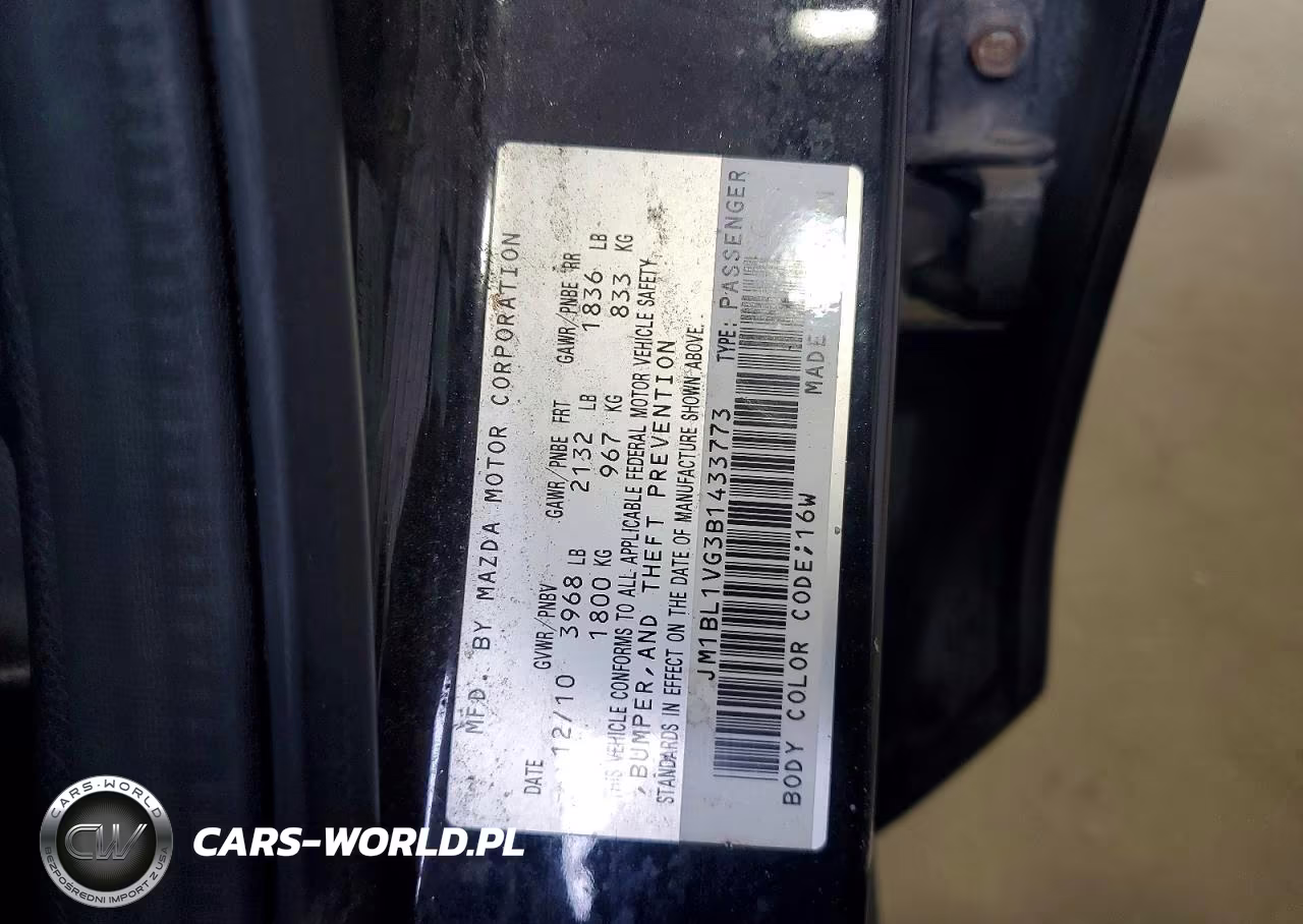 2011 Mazda 3 I VIN:JM1BL1VG3B1433773 - 12