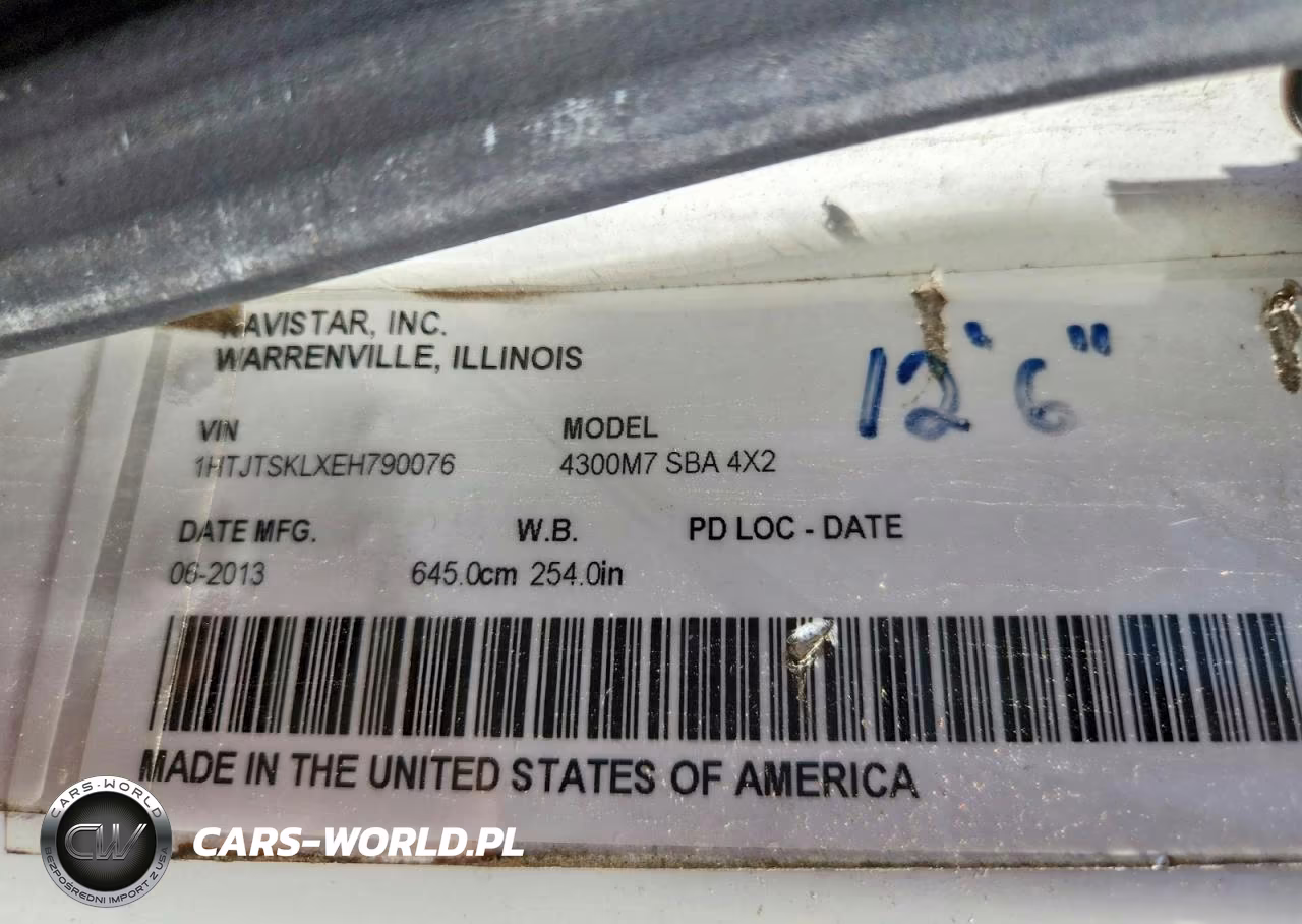 2014 International 4000 4300 VIN:1HTJTSKLXEH790076 - 13