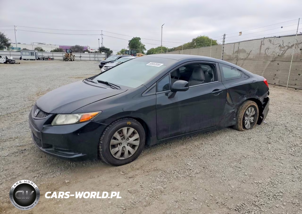2012 Honda Civic Lx VIN:2HGFG3B54CH538816 - 1