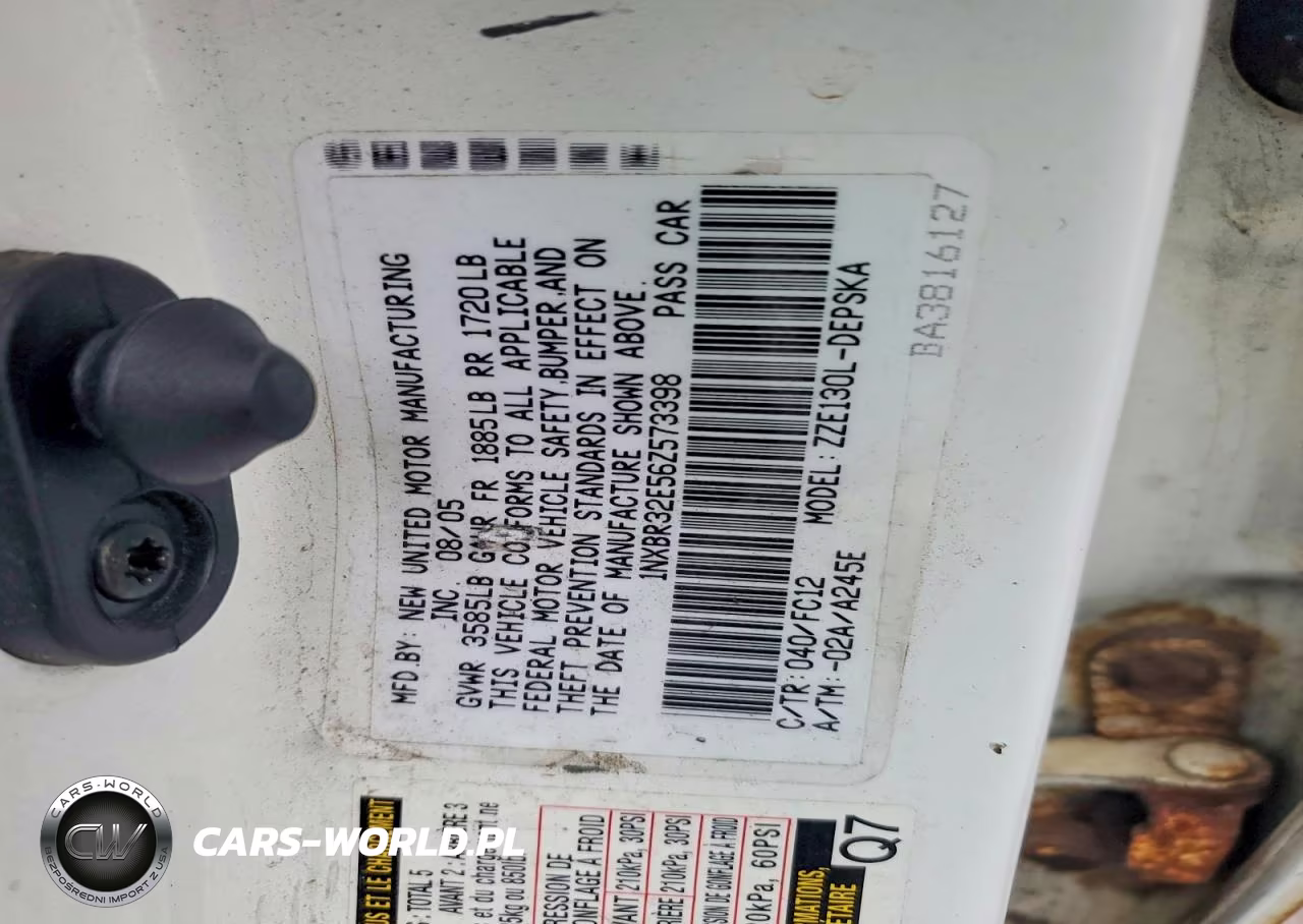 2006 Toyota Corolla S VIN:1NXBR32E56Z573398 - 12