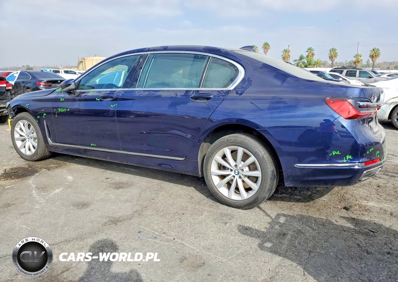 2020 BMW 740 I VIN:WBA7T2C02LGL17302 - 2