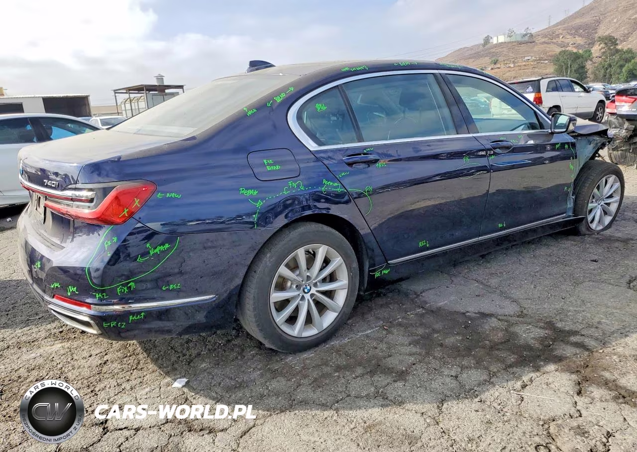 2020 BMW 740 I VIN:WBA7T2C02LGL17302 - 3