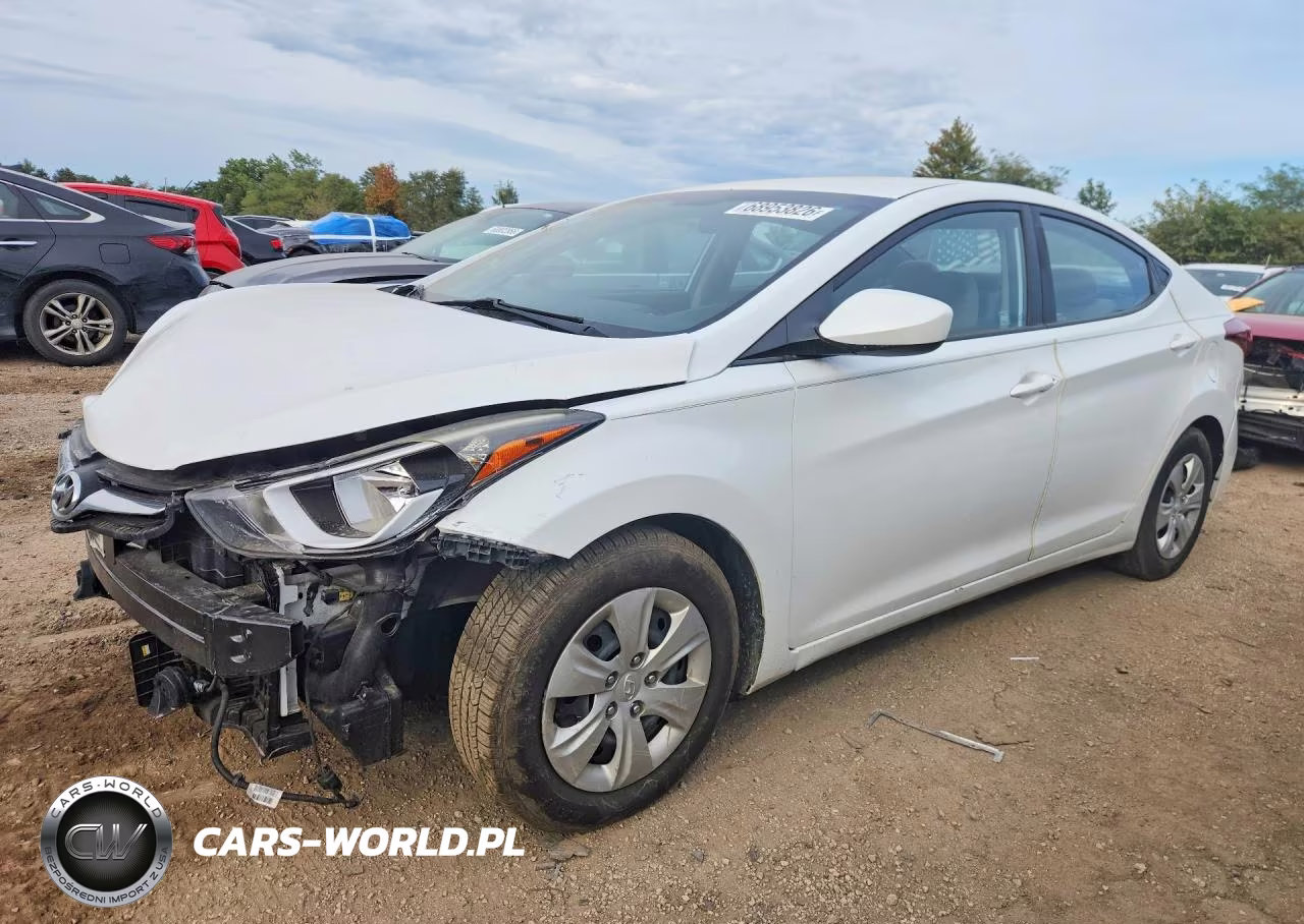 2016 Hyundai Elantra Se VIN:5NPDH4AE9GH743961 - 1