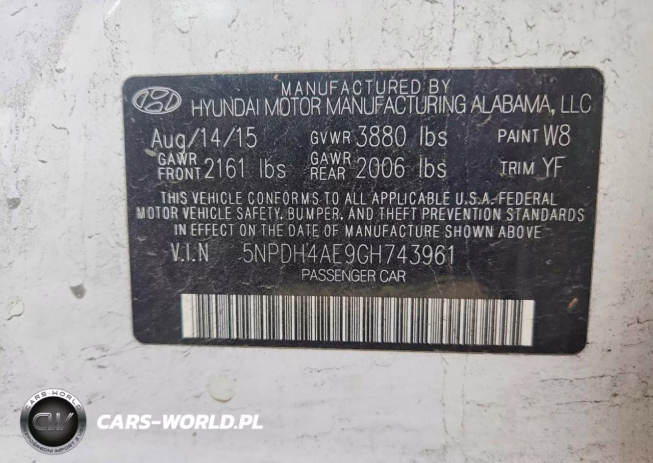 2016 Hyundai Elantra Se VIN:5NPDH4AE9GH743961 - 13