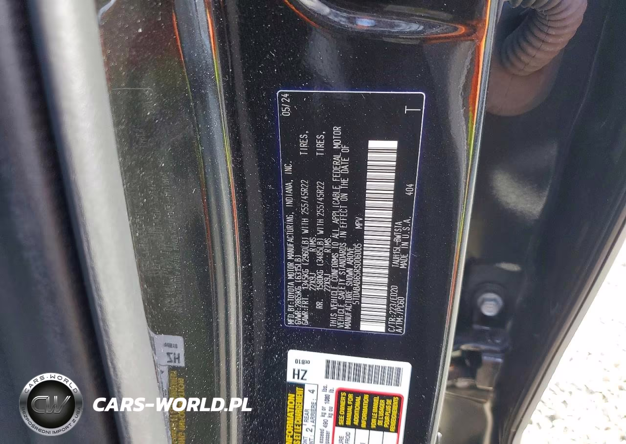 2024 Lexus Tx 500H F Sport Performance Premium VIN:5TDABAB65RS006005 - 14
