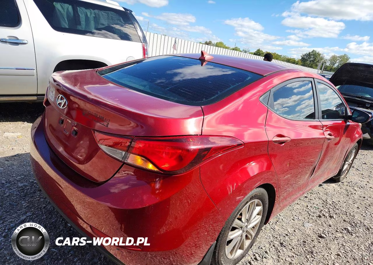 2016 Hyundai Elantra Se VIN:5NPDH4AE1GH661528 - 3