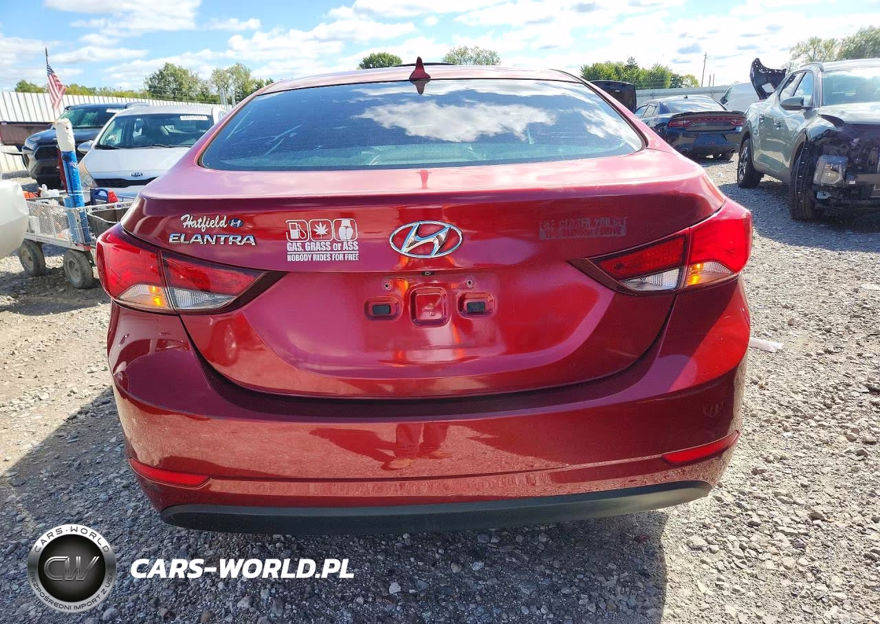 2016 Hyundai Elantra Se VIN:5NPDH4AE1GH661528 - 6