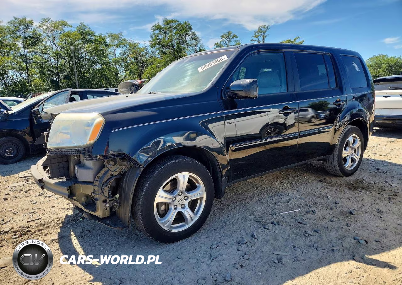 2013 Honda Pilot Exl VIN:5FNYF3H58DB015727 - 1