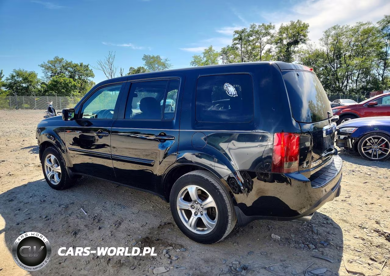 2013 Honda Pilot Exl VIN:5FNYF3H58DB015727 - 2