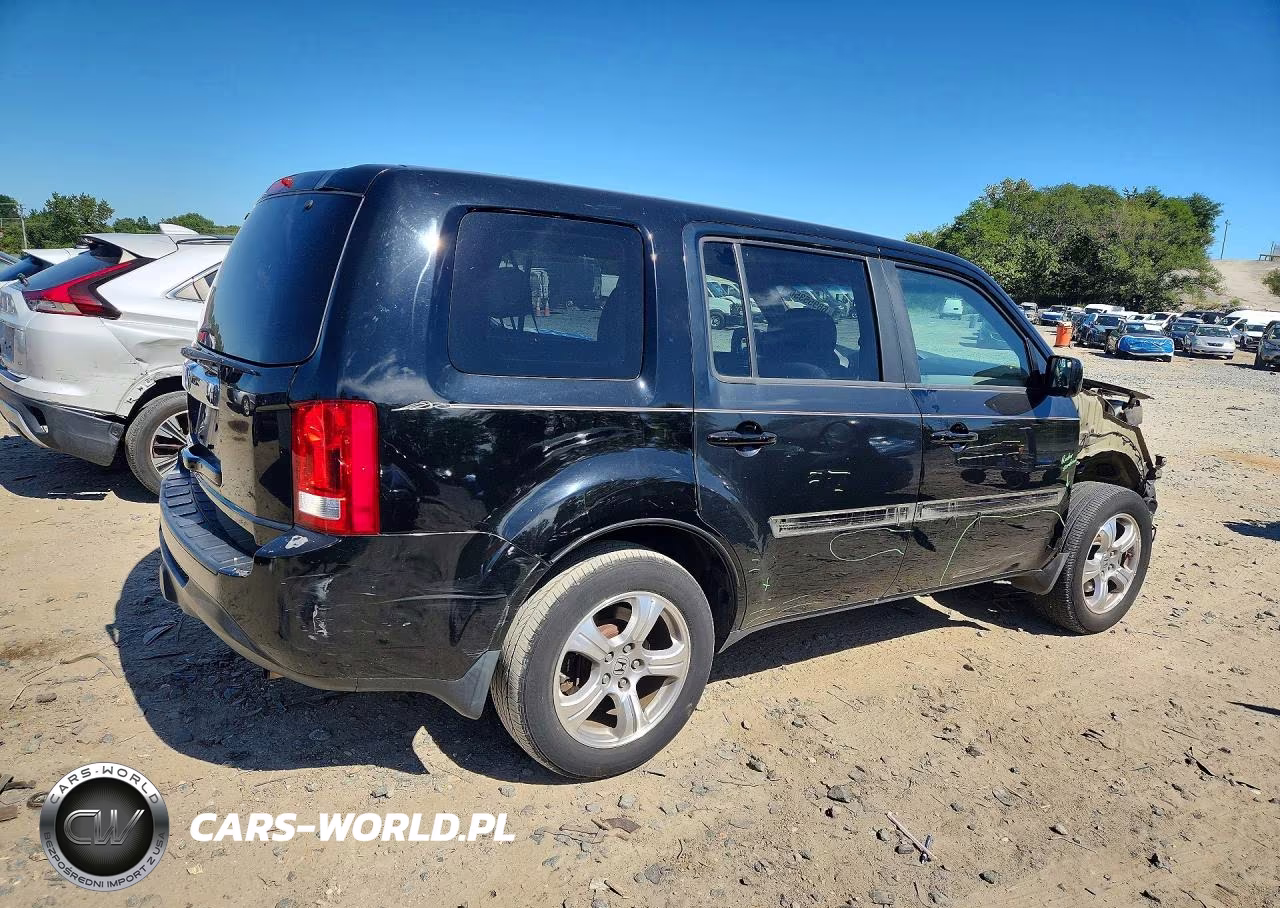 2013 Honda Pilot Exl VIN:5FNYF3H58DB015727 - 3