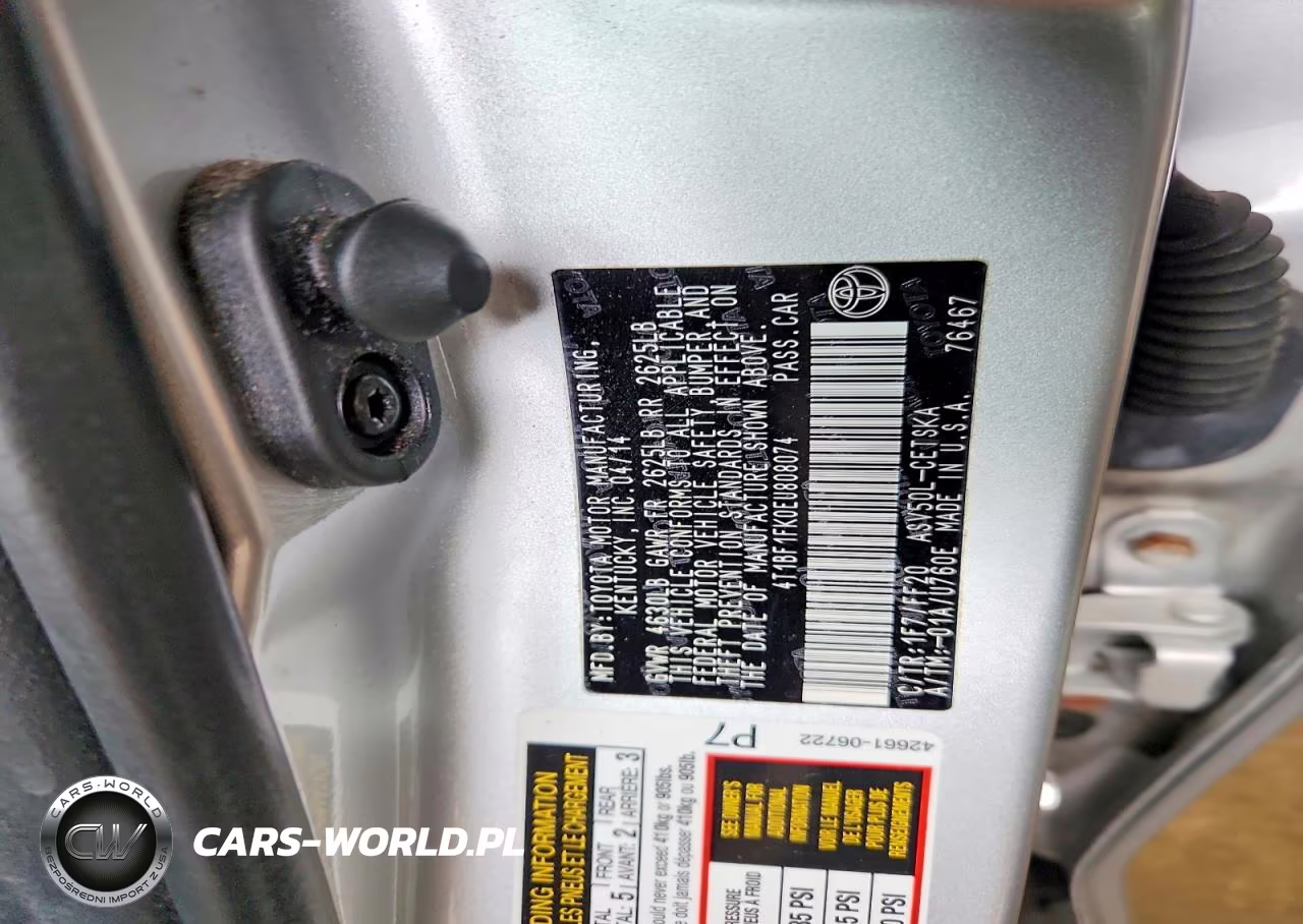 2014 Toyota Camry Se VIN:4T1BF1FK0EU808074 - 13