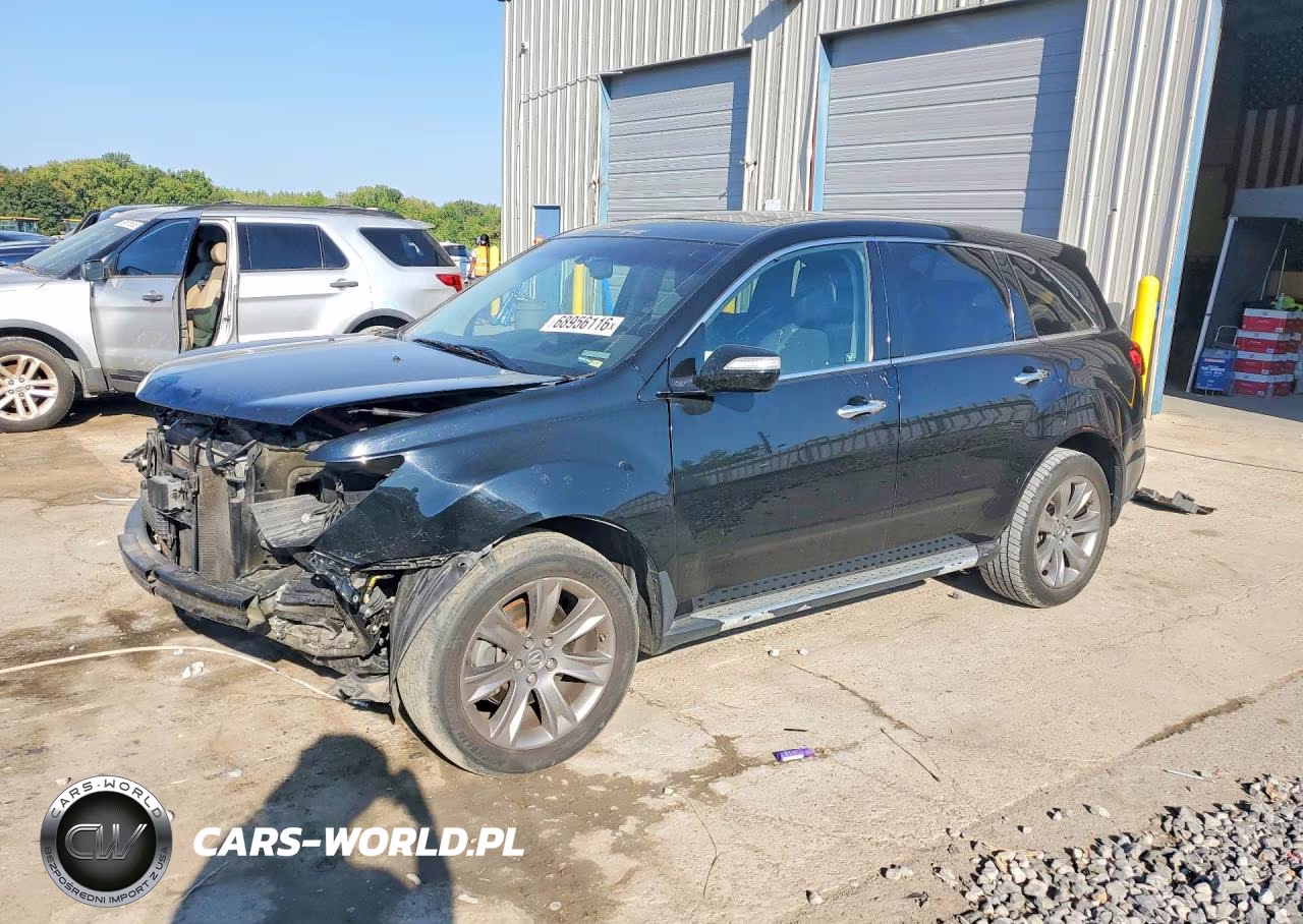 2010 Acura Mdx Advance VIN:2HNYD2H50AH500119 - 1