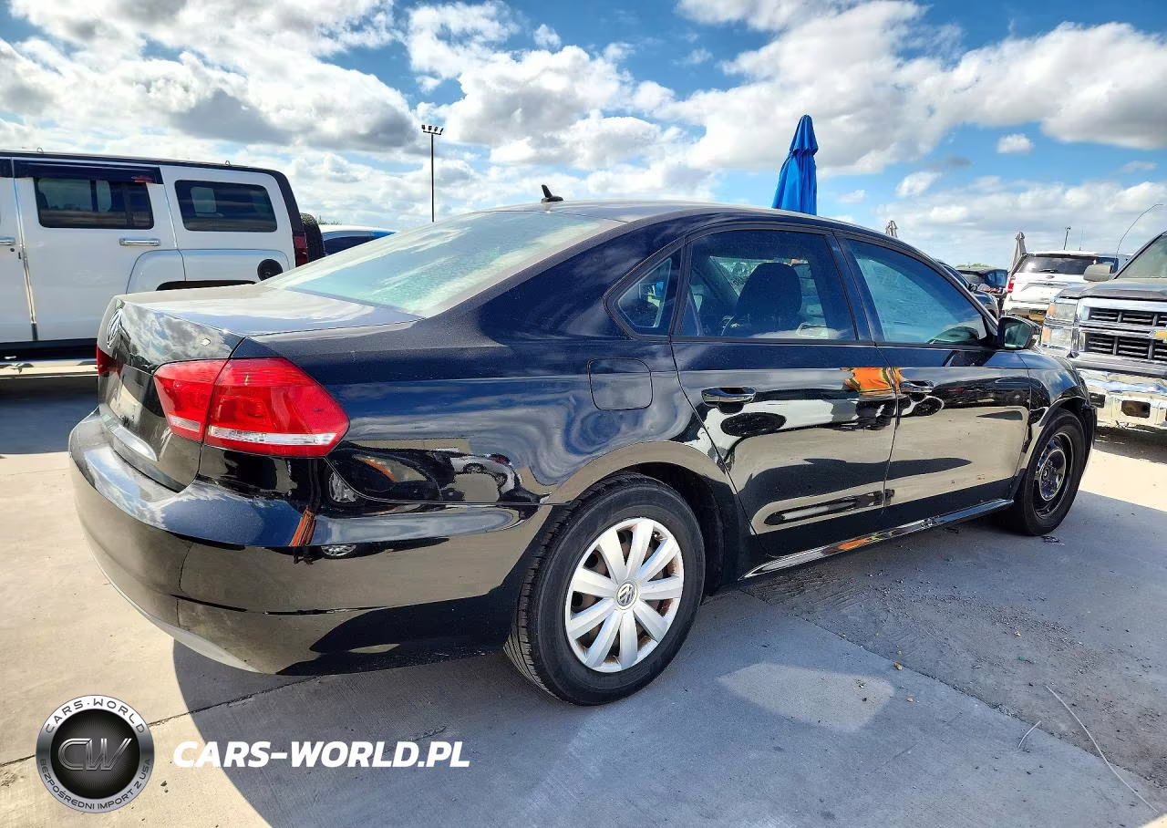 2012 Volkswagen Passat S VIN:1VWAP7A33CC075051 - 3