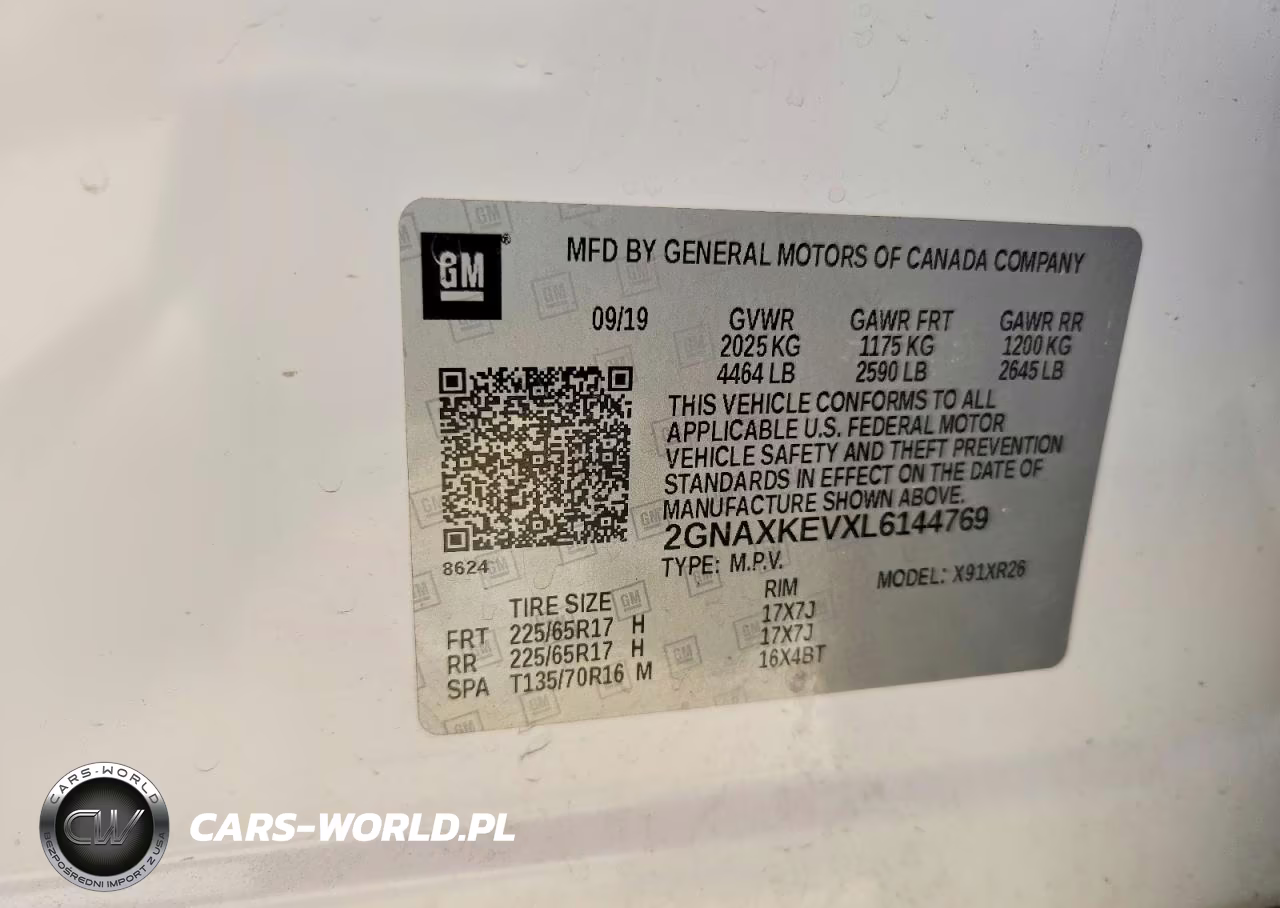2020 Chevrolet Equinox Lt VIN:2GNAXKEVXL6144769 - 13
