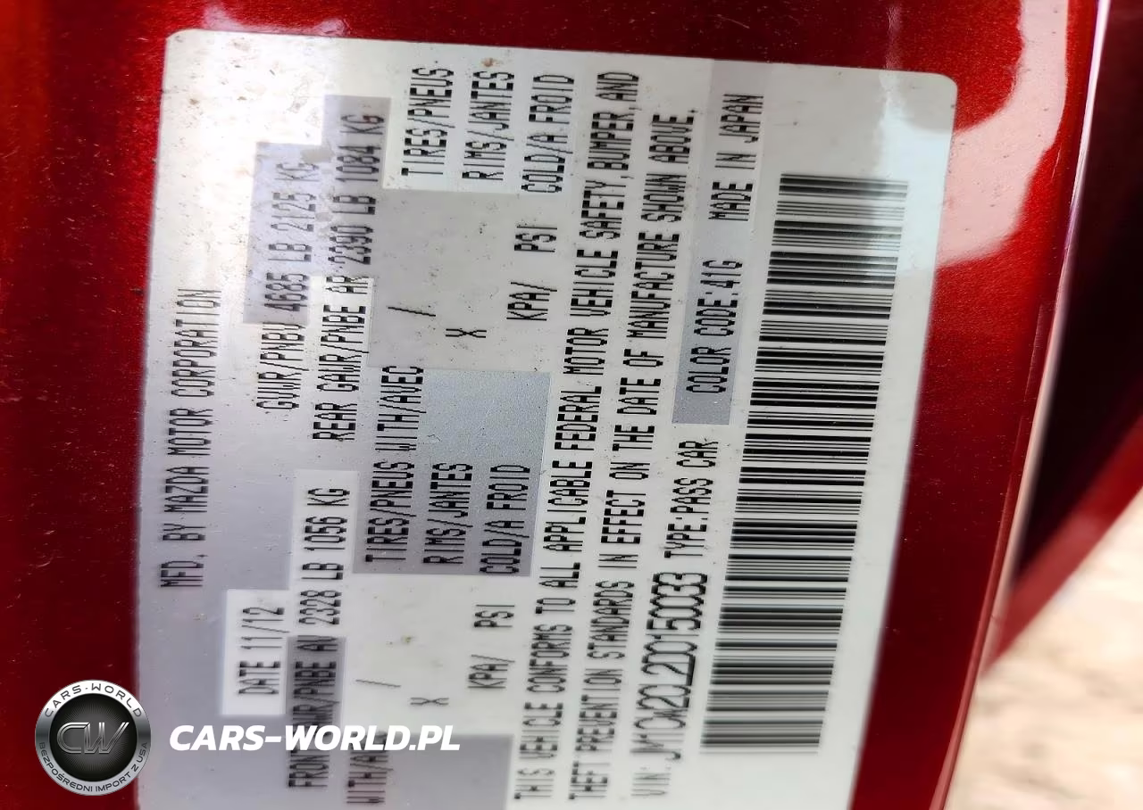 2013 Mazda 5 VIN:JM1CW2CL2D0150033 - 13
