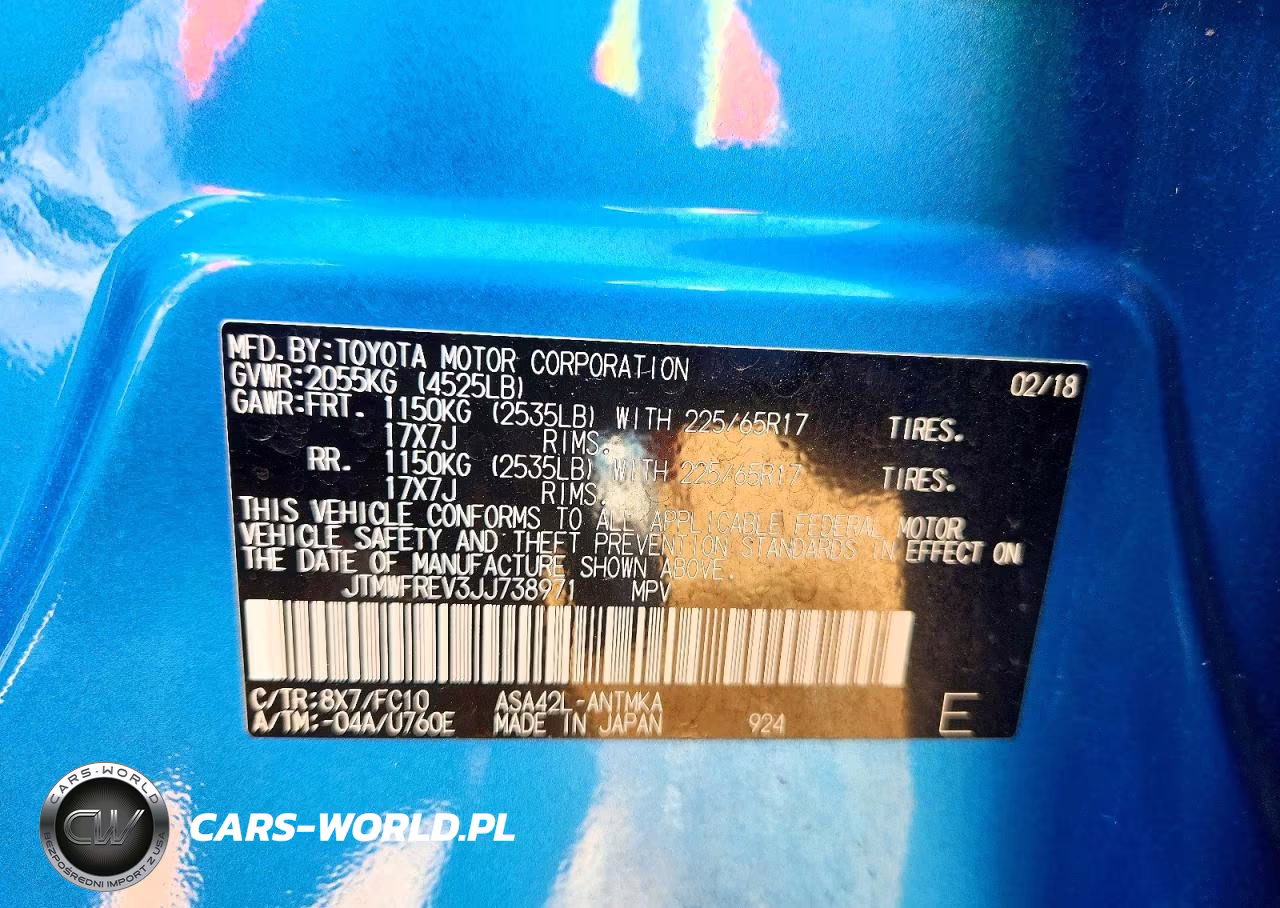 2018 Toyota Rav4 Xle VIN:JTMWFREV3JJ738971 - 14