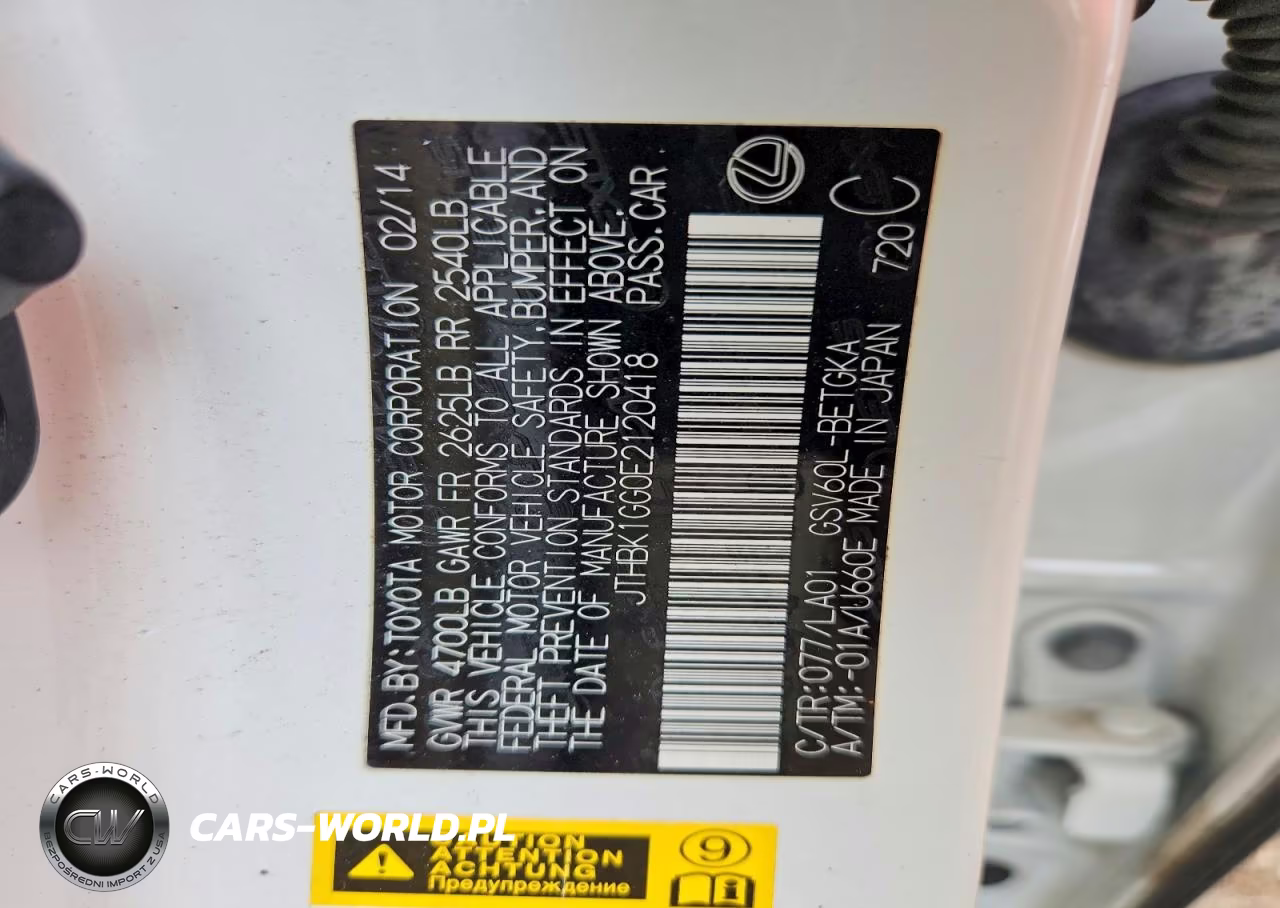 2014 Lexus Es 350 VIN:JTHBK1GG0E2120418 - 12