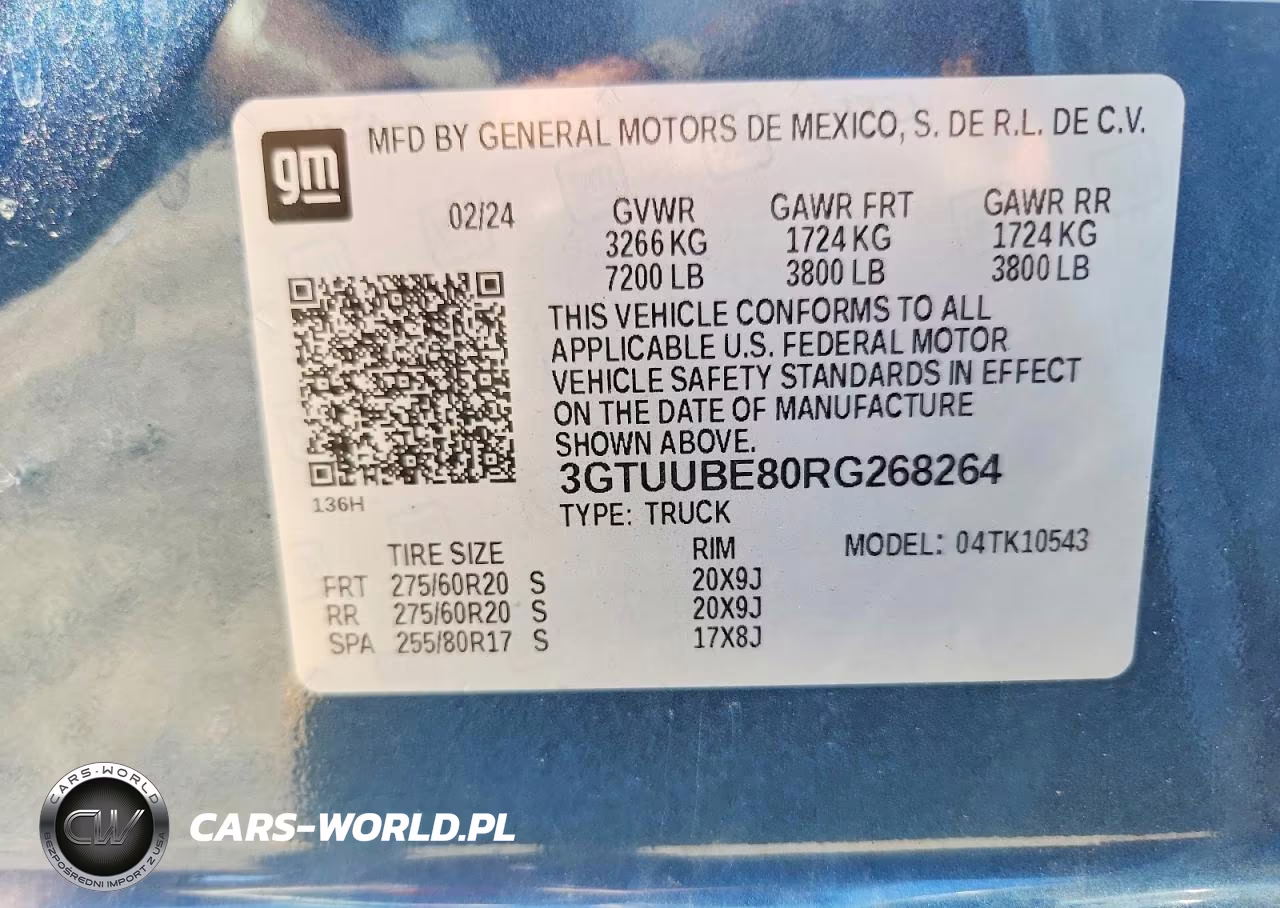 2024 GMC Sierra K1500 Sle VIN:3GTUUBE80RG268264 - 13