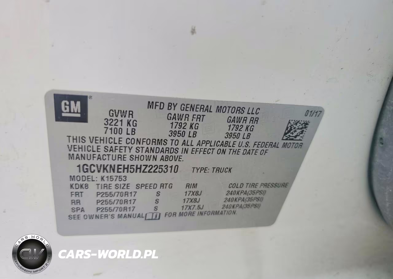 2017 Chevrolet Silverado K1500 VIN:1GCVKNEH5HZ225310 - 12
